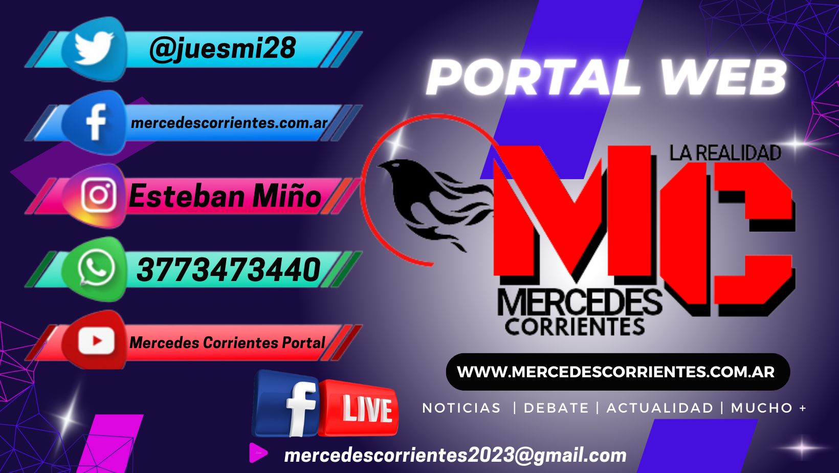 Mercedes Corriente Portal